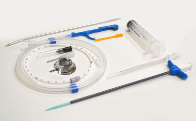 Система для венозно-артериального доступа c портом эллипсовидным PORT TI (титановым) с катетером 8 F и набором для установки купить оптом в Калининграде